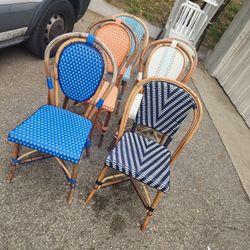 Original French Bistro Chairs 