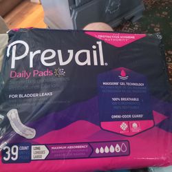 Prevail 39 Count Daily Pads