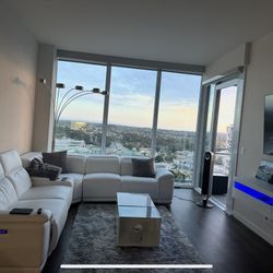 Leather Couch White