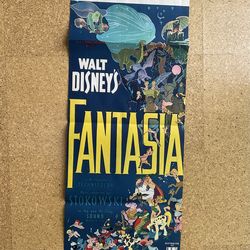 Orig. Hand Litho “Walt Disney’s Fantasia” RKO Film Poster 1941 Austr. 14.5”x40”