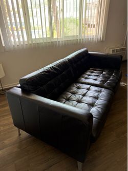 Leather couch