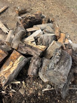 Oak wood for firewood (over seasoned)