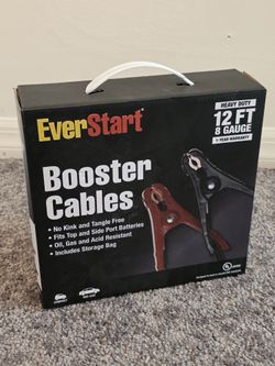 EverStart Heavy Duty Jumper Cables - 12ft / 8 Gauge