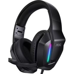 200】AOC Wired Gaming Headset with Mic
