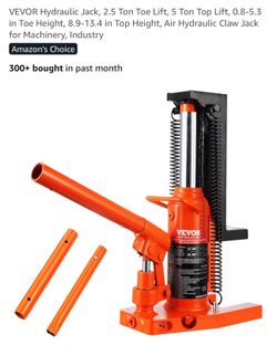 VEVOR Hydraulic Jack, 2.5 Ton Toe Lift, 5 Ton Top