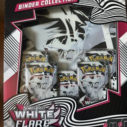 White Flare Binder Collection Pokemon
