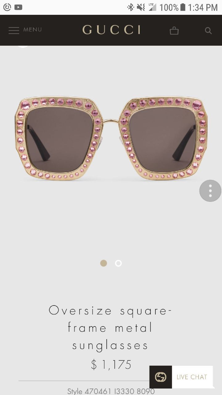 Gucci Hollywood Sunglasses