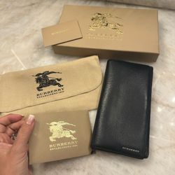 Leather BURBERRY wallet 
