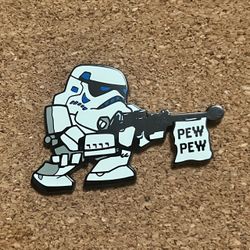 Stormtrooper - Pew Pew - Trading Pin