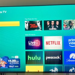 Like New 85” Hisense TV 