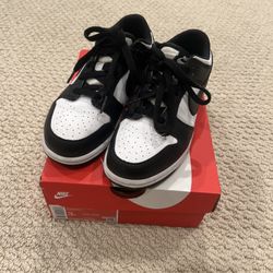 NIKE Dunk Low Retro PS White Black Panda CW1588-100 Size 3Y