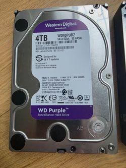 4TB hard drive WD Purple