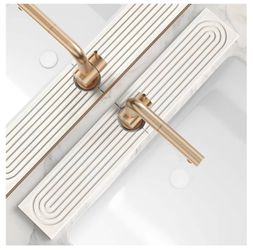 Stone Faucet Mat Organizer for Sink Splash Guard Prevents Moisture