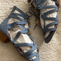 Blue Sandals