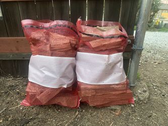 Large Bags Of Red Oak For BBQ 