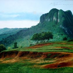 Cuban Award Winning Artist Rensol G Mendez Landscape Painting