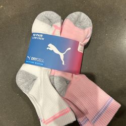 NWT Puma kids high quarter socks 10 pairs 
