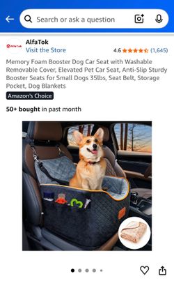 Dog Car Seat