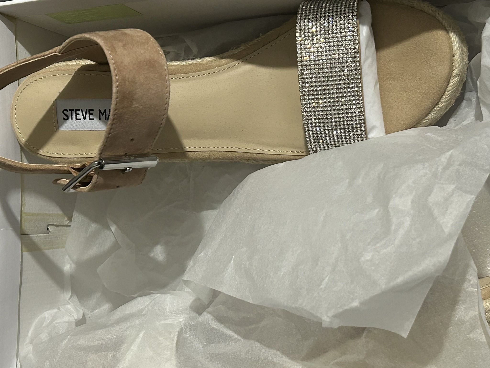Steve Madden Rhinestone Woman Wedge Sandals
