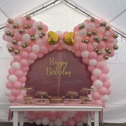 Minnie Mouse Balloons Head , Minnie Mouse Party Decorations , Minnie Mouse Decoration 