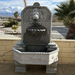 New Water Fountain Made Out Of Cement Perfect Gift 