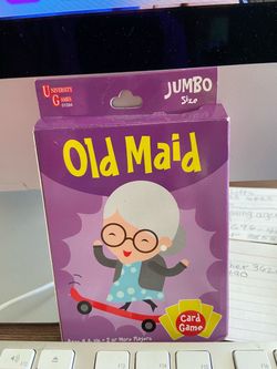 University Games Old Maid Jumbo Card Game