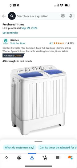Portable Washer