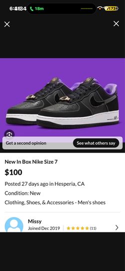 Nike air force size 7