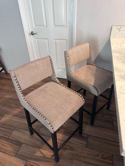Bar stools with Nail Head