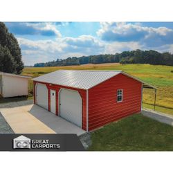 Carport Garage Storage Building 36x30x9