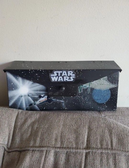 Star Wars Custom Spray Painted and Collaged Mailbox