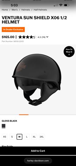 Harley Davidson Ventura Helmet 