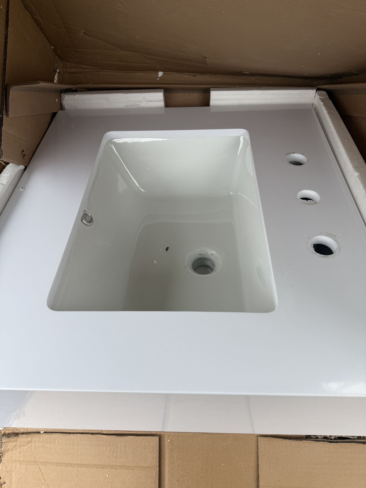New Vanity Top Sink Bathroom 24 X 22 Inches