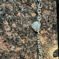 Silver Chain Tiffany Bracelet 