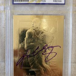 Kobe Bryant Signed Gold Card