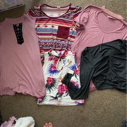5 Womens Shirts Size Med $8