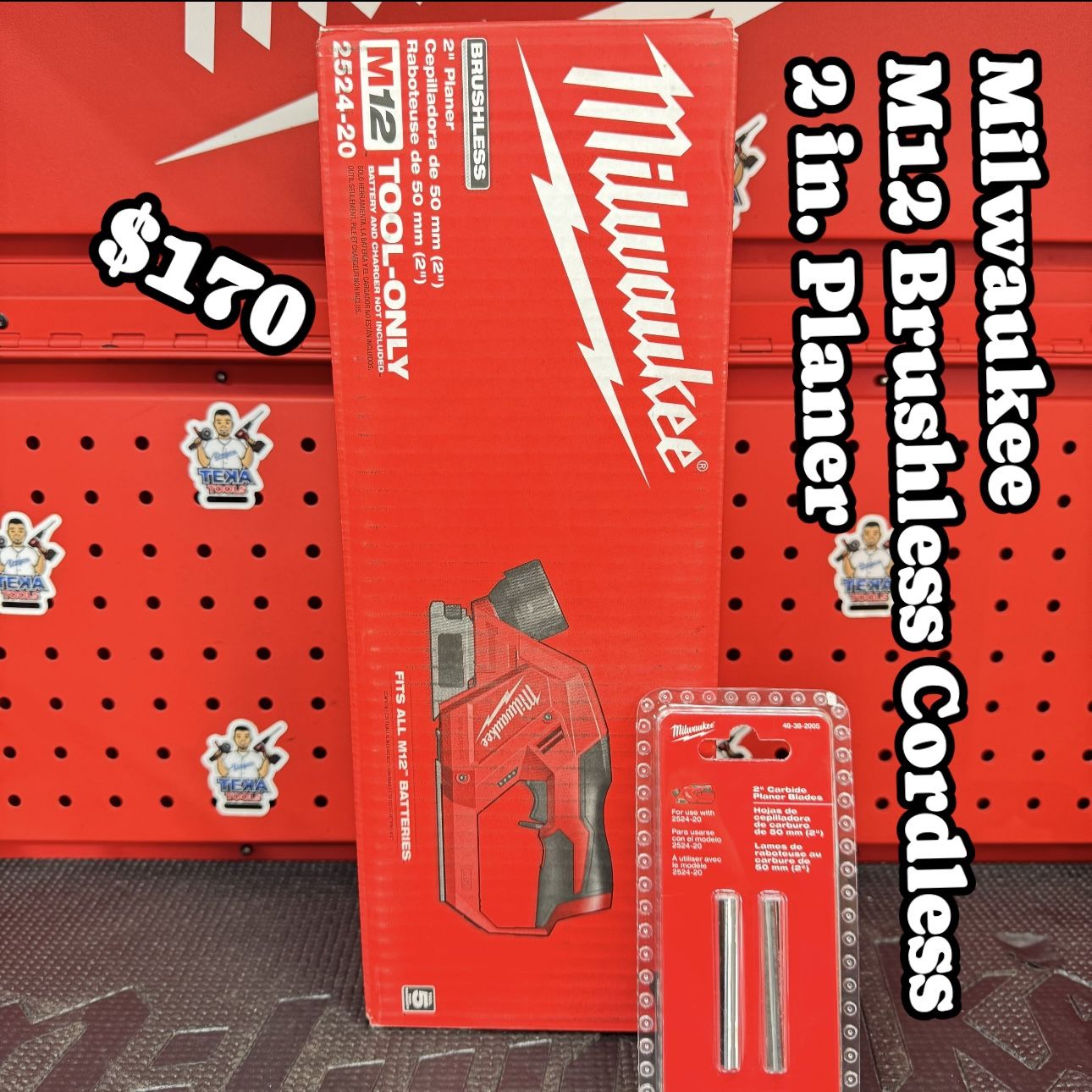 Milwaukee M12 12V Lithium-Ion Brushless Cordless 2 in. Planer (Tool-Only)