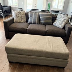 Couch With Ottoman And Matching Chair 