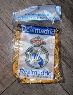 Real Madrid mini car banner