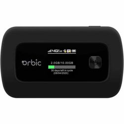 Orbic Speed RC400L - Black (Verizon) 4G LTE Mobile WiFi Hotspot Router Modem