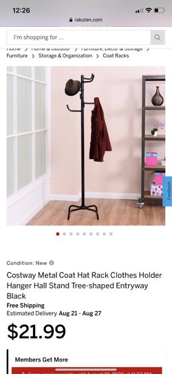 Metal coat hanger