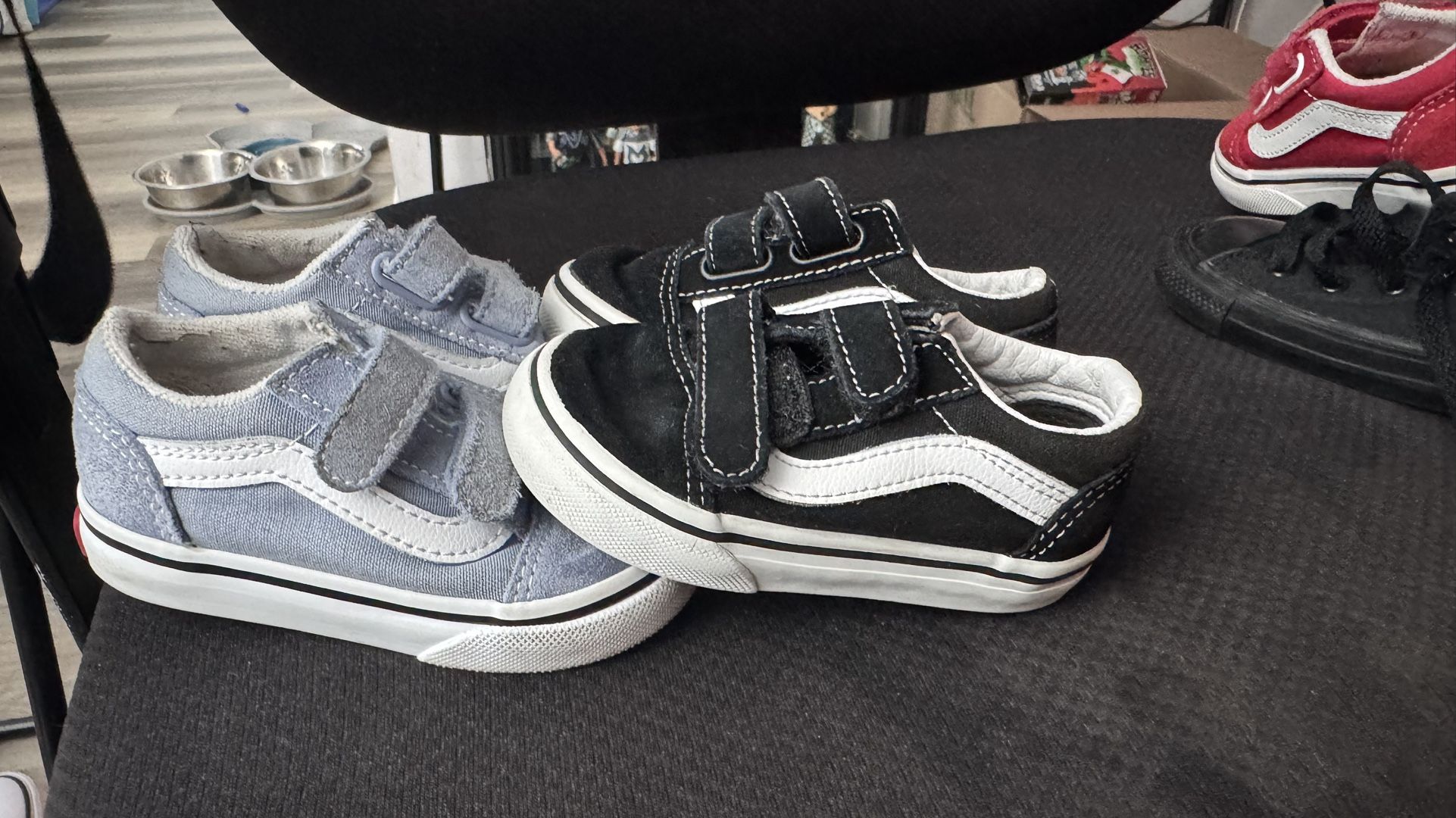 Vans Toddlers Size 5.5 Both Pairs