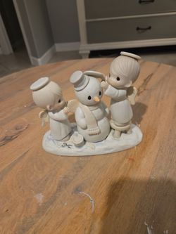 Precious Moments Halo And Merry Christmas Figurine