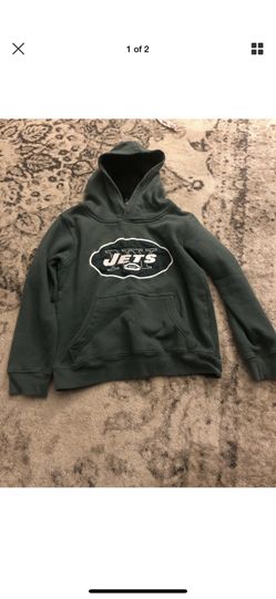 Jets Boys Hoodie Sweatshirt Size Small 8 NFL Team Apparel