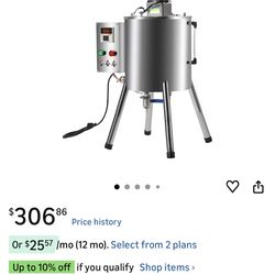 Heating mixing and filling machine