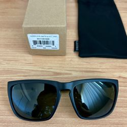 Electric Knoxville XL Matte Black Sunglasses with Green Lenses Made in Italy *NEW in box*