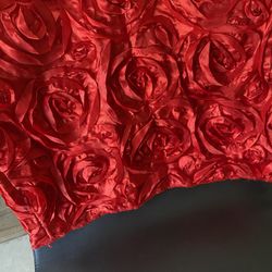 Covers For Two chair covers of red rosess