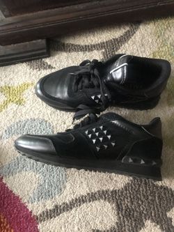 Valentino Black sneakers size 8.5 or men 7