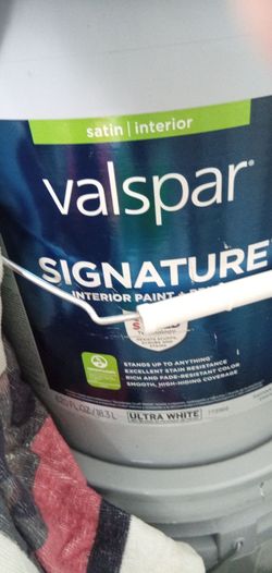5 Gallon paint and primer white