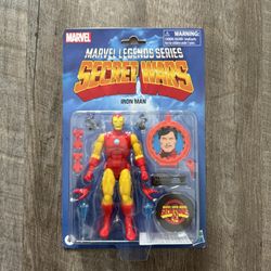 In Hand, Brand New, Never Opened Marvel Legends Series - Secret Wars - Iron Man - 6” Inch Figure - Retro Packaging